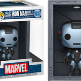 Funko Pop! Iron Man: Hall of Armor - Model 11 War Machine Metallic Deluxe #1037 - Pop Basement