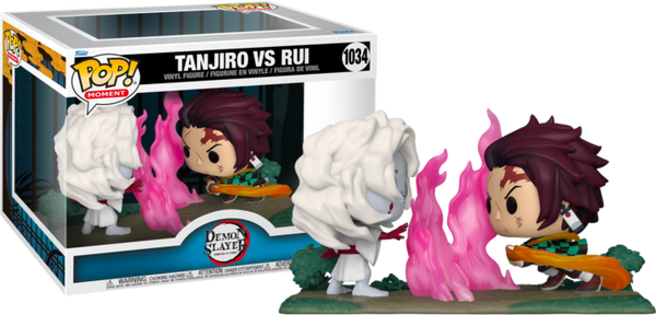 Funko Pop! Demon Slayer - Tanjiro vs Rui TV Moments - 2-Pack - Pop Basement