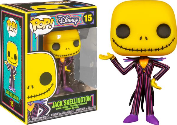 Funko Pop! The Nightmare Before Christmas - Jack Skellington Blacklight #15 - Pop Basement