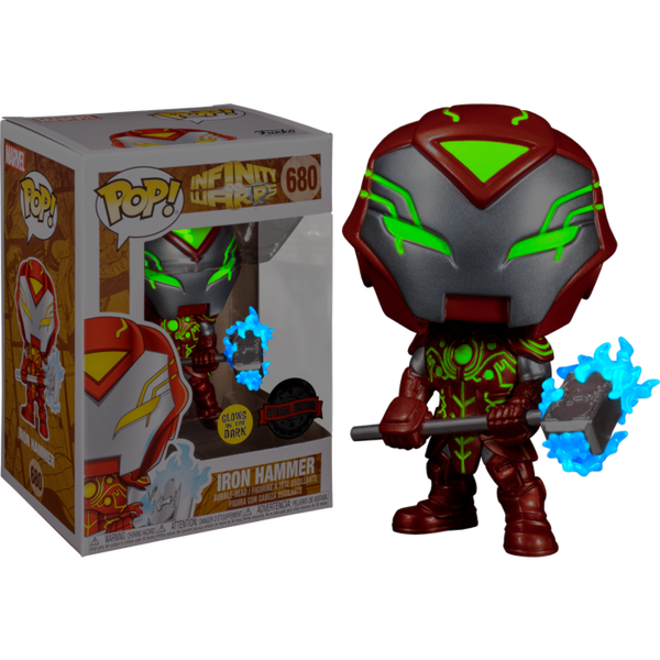 Funko Pop! Infinity Warps - Iron Hammer Glow in the Dark #680 - Pop Basement