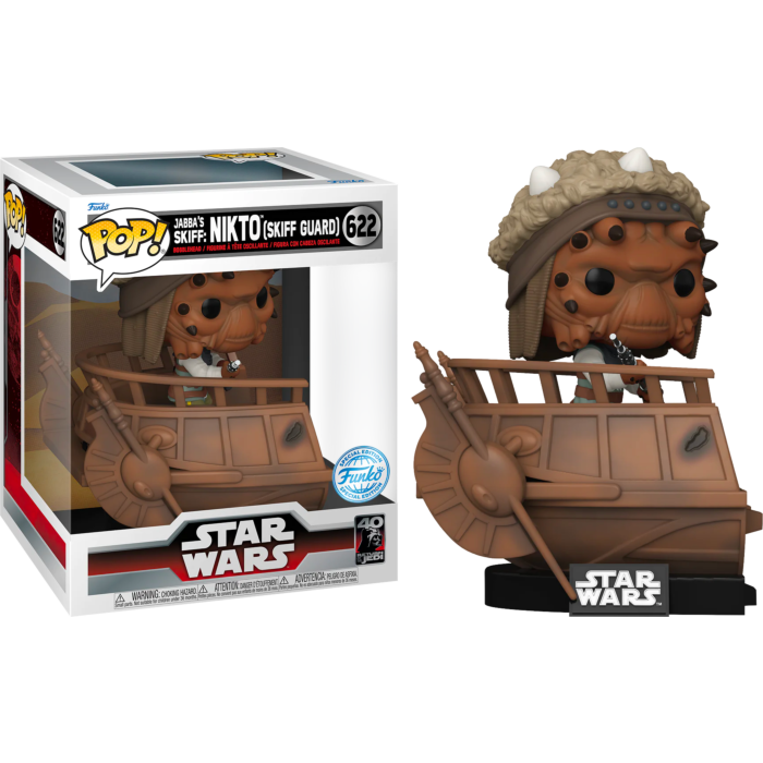 Funko Pop! Star Wars Episode VI: Return of the Jedi - Nikto (Skiff Guard) Jabba's Skiff 40th Anniversary Build-A-Scene Deluxe #622 - Pop Basement