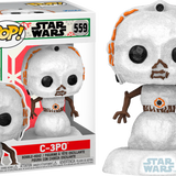 Funko Pop! Star Wars: Holiday - C-3PO Snowman #559 - Pop Basement
