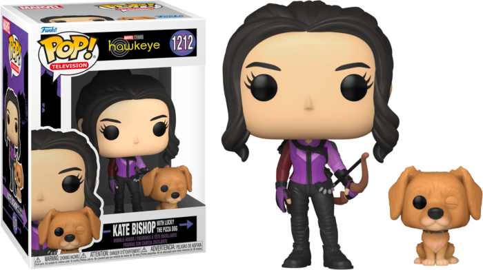 Funko Pop! Hawkeye (2021) - Kate with Lucky #1212 - Pop Basement