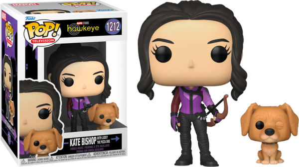 Funko Pop! Hawkeye (2021) - Kate with Lucky #1212 - Pop Basement