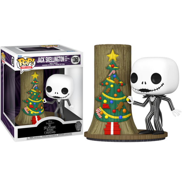 Funko Pop! The Nightmare Before Christmas 30th Anniversary - Jack Skellington with Christmas Door Deluxe #1360 - Pop Basement