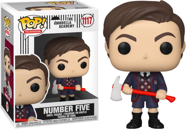 Funko Pop! The Umbrella Academy - Number 5 with Axe #1117 - Pop Basement