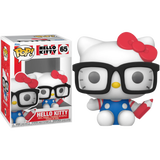 Funko Pop! Hello Kitty - Hello Kitty with Glasses Flocked #65 - Pop Basement