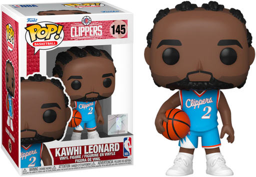 Funko Pop! NBA Basketball - Kawhi Leonard Los Angeles Clippers 2021 City Edition Jersey #145 - Pop Basement