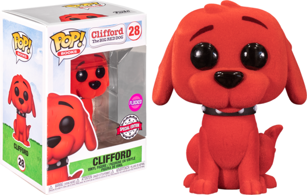 Funko Pop! Clifford the Big Red Dog - Clifford Flocked #28 - Pop Basement