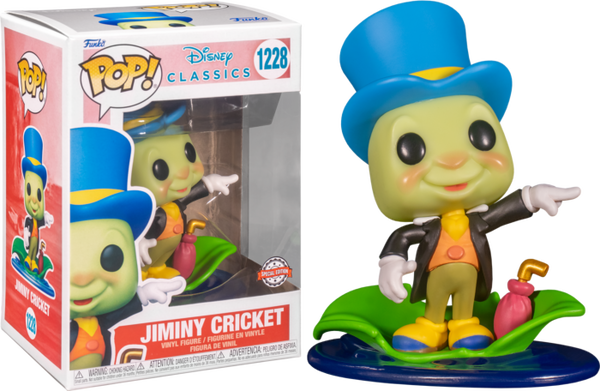 Funko Pop! Pinocchio - Jiminy Cricket on Leaf #1228 - Pop Basement