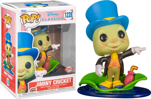 Funko Pop! Pinocchio - Jiminy Cricket on Leaf #1228 - Pop Basement