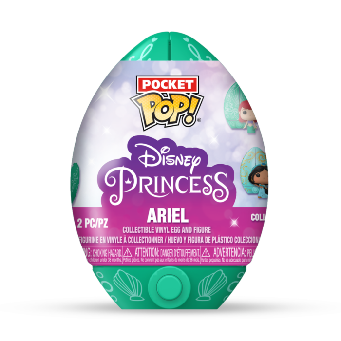 Funko Pop! Disney Princess - Pocket Pop! Vinyl Figure in Easter Egg (Display of 12 Units) - Pop Basement