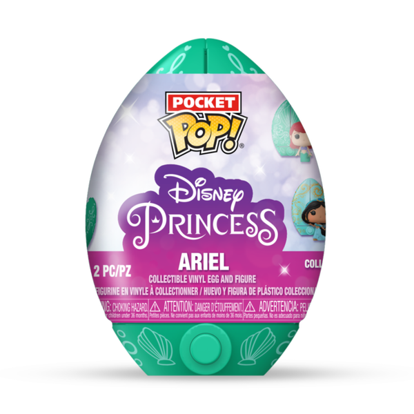 Funko Pop! Disney Princess - Pocket Pop! Vinyl Figure in Easter Egg (Display of 12 Units) - Pop Basement