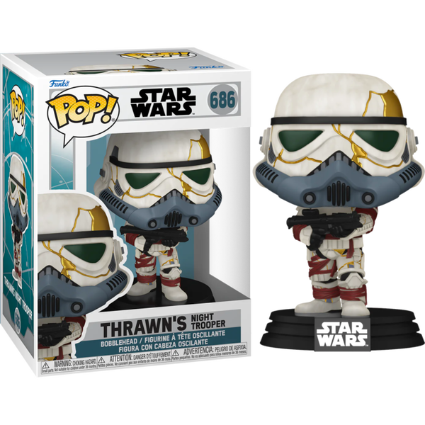 Funko Pop! Star Wars: Ahsoka - Thrawn's Night Trooper (Grey Mask) #686 - Pop Basement