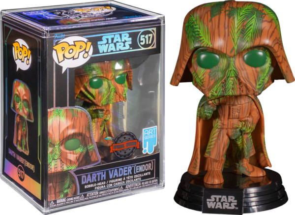 Funko Pop! Star Wars - Darth Vader Endor Artist Series with Pop! Protector #517 - Pop Basement
