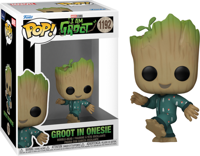 Funko Pop! I Am Groot (2022) - Groot in Onesie Dancing #1192 - Pop Basement