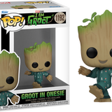 Funko Pop! I Am Groot (2022) - Groot in Onesie Dancing #1192 - Pop Basement