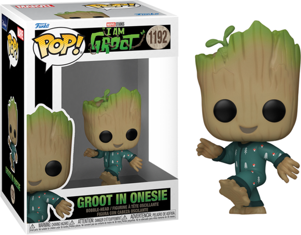 Funko Pop! I Am Groot (2022) - Groot in Onesie Dancing #1192 - Pop Basement