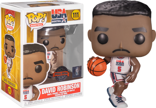 Funko Pop! NBA Basketball - David Robinson 1992 Team USA Jersey #111 - Pop Basement