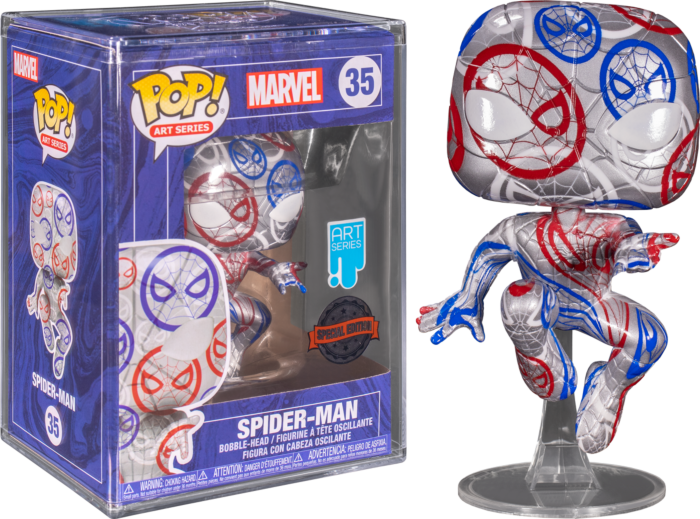 Funko Pop! Marvel - Patriotic Age Artist Series with Pop! Protector - Bundle (Set of 4) - Pop Basement