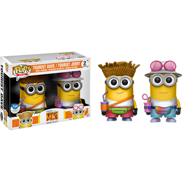 Funko Pop! Despicable Me 3 - Tourist Dave & Tourist Jerry - 2-Pack - Pop Basement