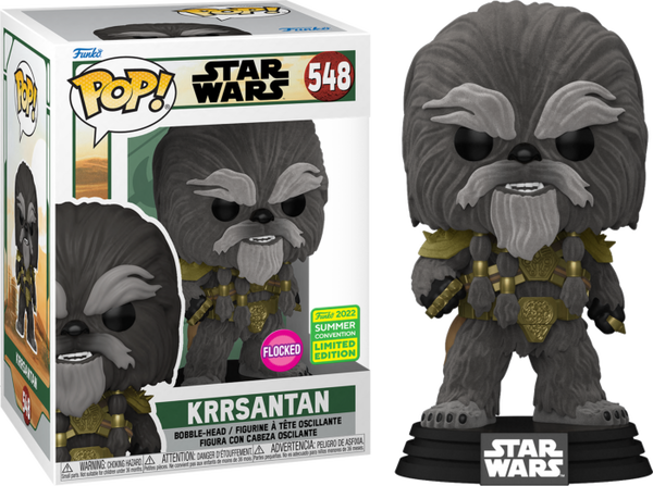 Funko Pop! Star Wars: The Book of Boba Fett - Krrsantan Flocked #548 (2022 Summer Convention Exclusive) - Pop Basement