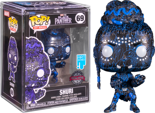 Funko Pop! Black Panther: Legacy - Shuri Damion Scott Artist Series with Pop! Protector #69 - Pop Basement