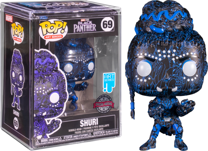 Funko Pop! Black Panther: Legacy - Shuri Damion Scott Artist Series with Pop! Protector #69 - Pop Basement