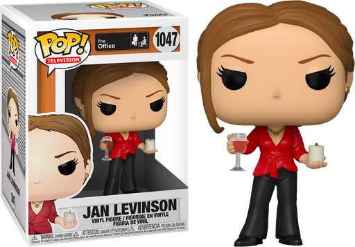 Funko Pop! The Office - Jan Levinson with Wine & Candle #1047 - Pop Basement