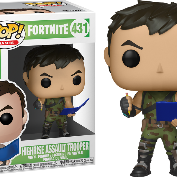 Funko Pop! Fortnite - Highrise Assault Trooper #431 - Pop Basement