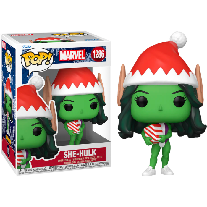 Funko Pop! Marvel: Holiday - She-Hulk #1386 - Pop Basement