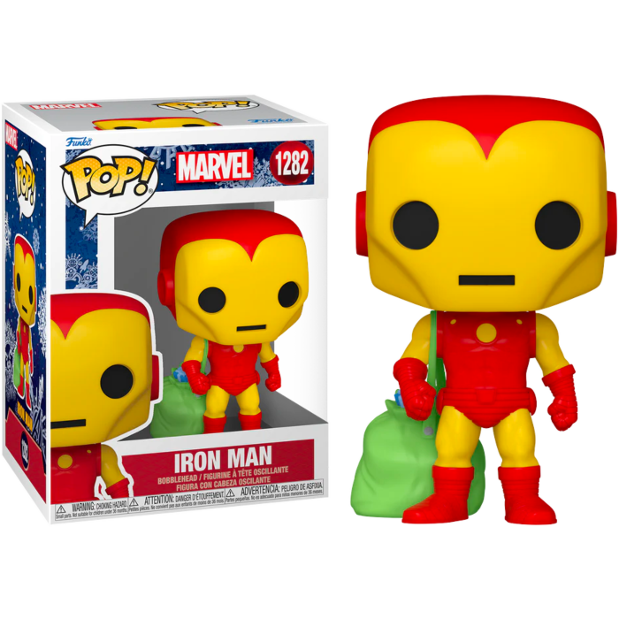 Funko Pop! Marvel: Holiday - Iron Man #1383 - Pop Basement