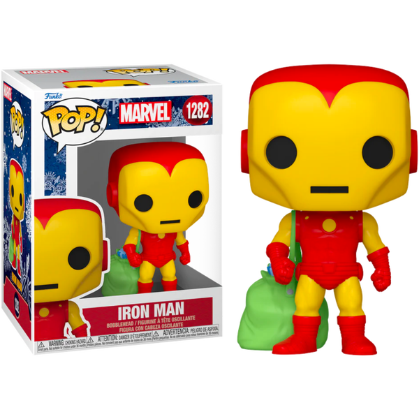 Funko Pop! Marvel: Holiday - Iron Man #1383 - Pop Basement