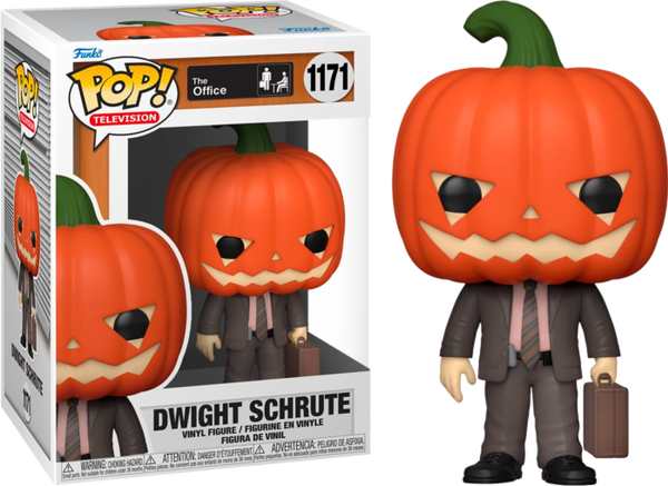 Funko Pop! The Office - Dwight Schrute Pumpkinhead #1171 - Pop Basement