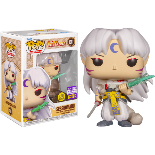 Funko Pop! Inuyasha - Sesshomaru Glow in the Dark #1301 (2023 Summer Convention Exclusive) - Pop Basement