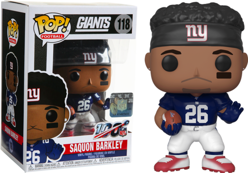 Funko Pop! NFL Football - Saquon Barkley New York Giants #118 - Pop Basement