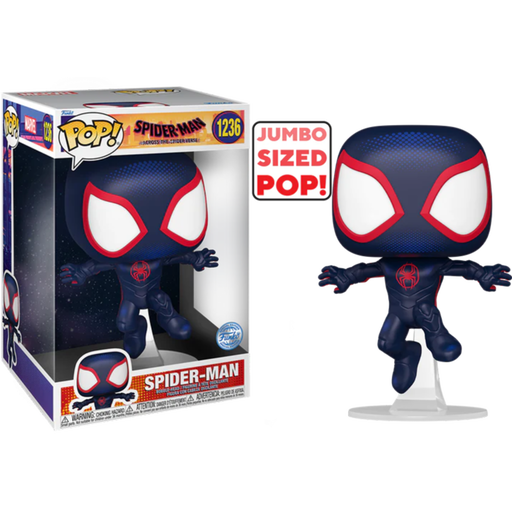 Funko Pop! Spider-Man: Across the Spider-Verse - Miles Morales as Spider-Man 10" Jumbo #1236 - Pop Basement