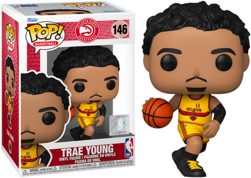 Funko Pop! NBA Basketball - Trae Young Atlanta Hawks 2021 City Edition Jersey #146 - Pop Basement