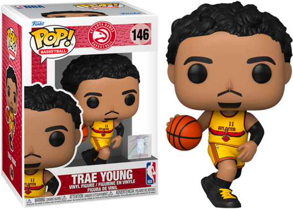 Funko Pop! NBA Basketball - Trae Young Atlanta Hawks 2021 City Edition Jersey #146 - Pop Basement