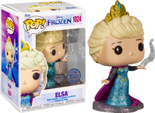 Funko Pop! Frozen - Elsa Ultimate Disney Princess Diamond Glitter #1024 - Pop Basement