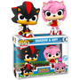 Funko Pop! Sonic the Hedgehog - Shadow & Amy Flocked - 2-Pack - Pop Basement