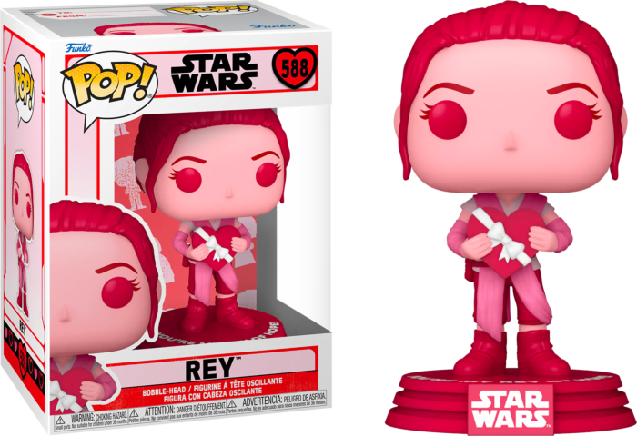 Funko Pop! Star Wars - Rey Valentine's Day #588 - Pop Basement