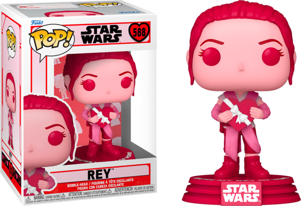 Funko Pop! Star Wars - Rey Valentine's Day #588 - Pop Basement