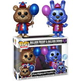 Funko Pop! Five Nights at Freddy's - Balloon Freddy & Balloon Bonnie Metallic - 2-Pack - Pop Basement