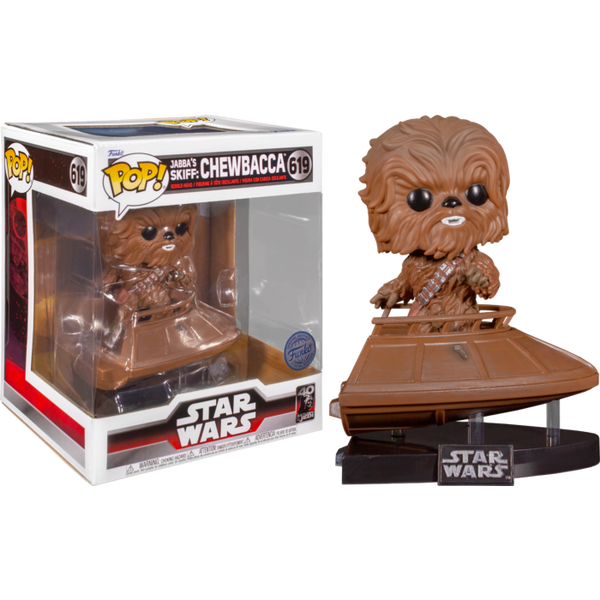 Funko Pop! Deluxe - Star Wars Episode VI: Return of the Jedi - Chewbacca Jabba's Skiff 40th Anniversary #619 - Pop Basement