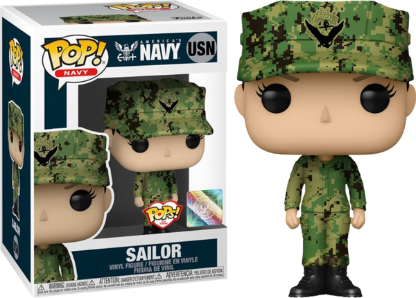 Funko Pop! America's Navy - Female Sailor #1 (Pops! with Purpose) - Pop Basement