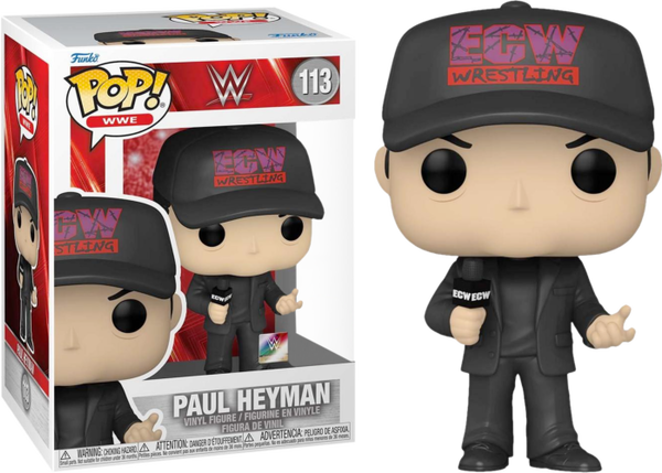 Funko Pop! WWE - Paul Heyman ECW #113 - Pop Basement