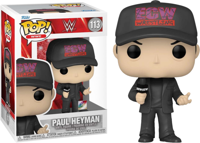 Funko Pop! WWE - Paul Heyman ECW #113 - Pop Basement