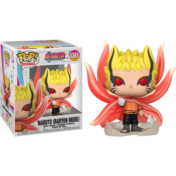 Funko Pop! Boruto: Naruto Next Generations - Naruto (Baryon Mode) 6" Super Sized #1361 - Pop Basement