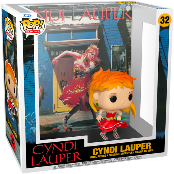 Funko Pop! Albums - Cyndi Lauper - She's So Unusual #32 - Pop Basement